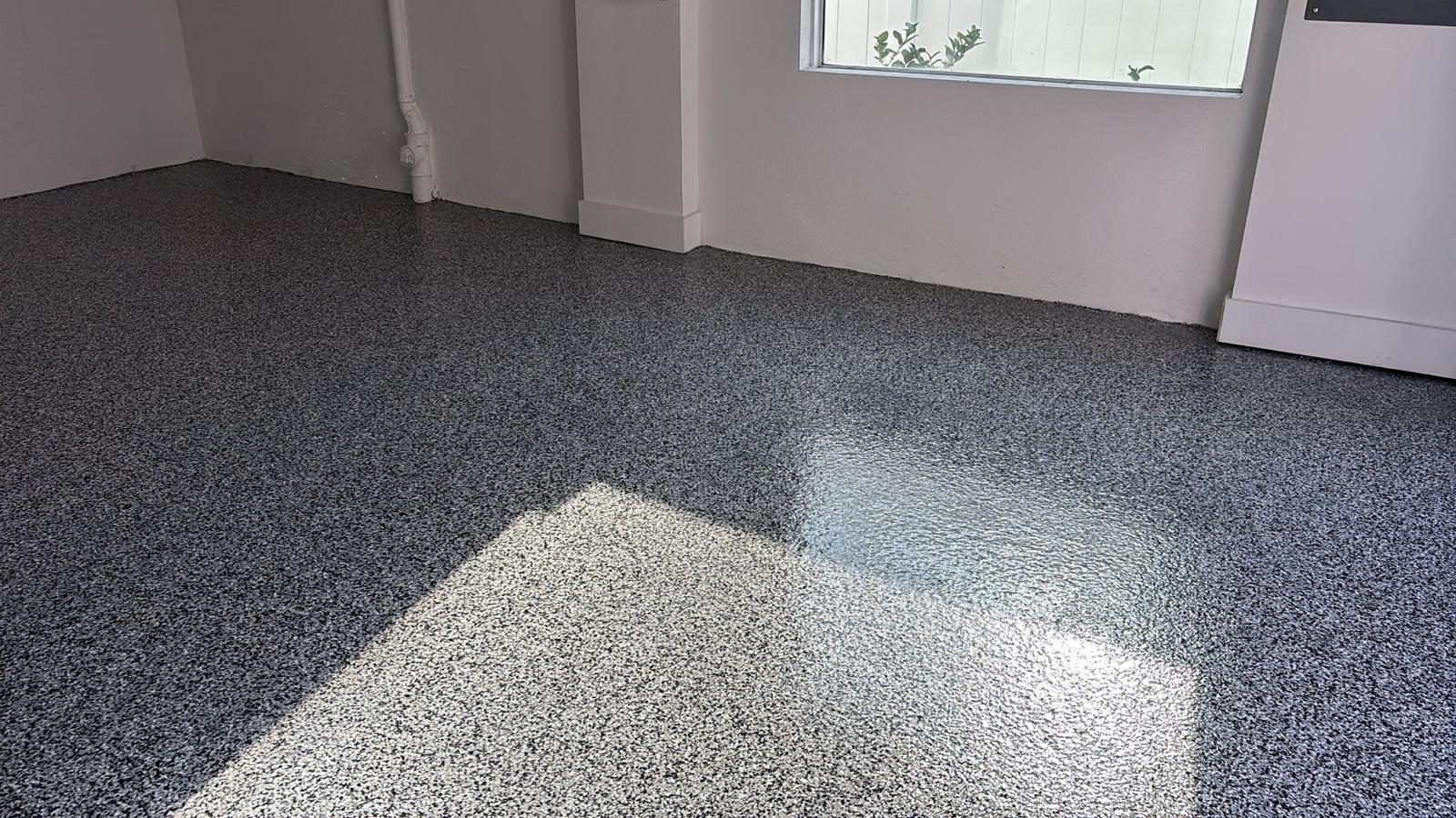 Floor before coating