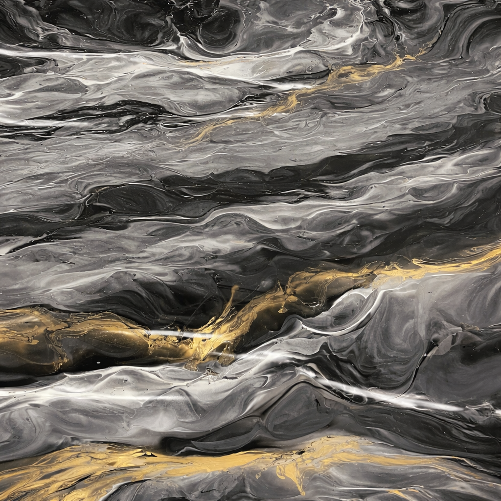 Metallic epoxy floor